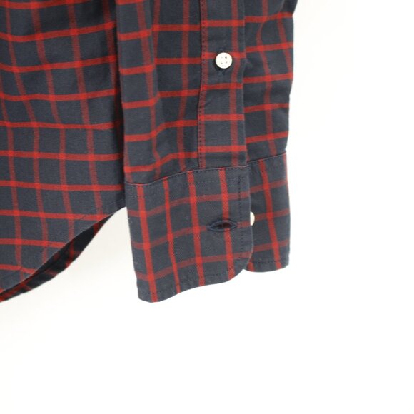 NWT J Crew Shirt Mens Small Slim Untucked American Pima Cotton Check Long Sleeve - Picture 4 of 13